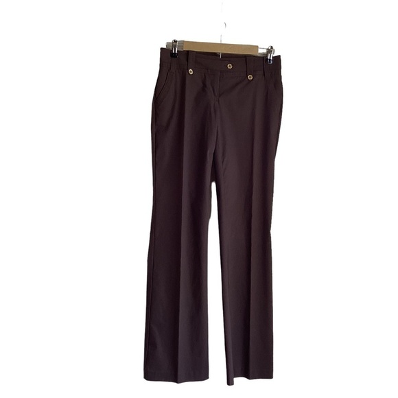 Bisou Bisou Michele Bohbot Women’s Brown Dress Slacks. Size 2 - Picture 1 of 4